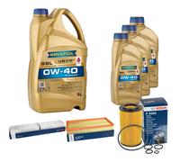 Controllo Set 8 L RAVENOL SSL 0W-40 per Mercedes S-Klasse W220 C215 CL 500