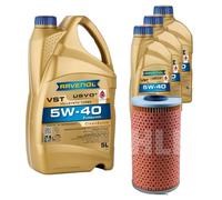 Controllo Set 8 L RAVENOL Turbo VST 5W-40 per BMW E38 750i iL E31 850 Ci 5.6