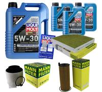 Controllo Set 8L Liqui Moly Longtime 5W-30 per Audi Q5 3.0 TDI quattro A4