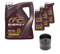 Controllo Set 8L MANNOL Energy 5W-30 per Jeep Grand Cherokee III 6.1 SRT8 4x4