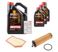 Controllo Set 8L MOTUL 8100 X-CLEAN EFE 5W-30 Per Mercedes-Benz B-Klasse GLA
