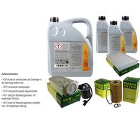 Controllo Set 8L Olio Per Mercedes 229.51 5W30 + MANN Filtro 11105309