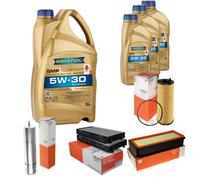 Controllo Set 8L RAVENOL 5W-30 per BMW X5 F15 F85 M50d E70 X6 F16 E71 E72
