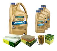 Controllo Set 8L RAVENOL SSL 0W-40 per BMW 5er E39 523i 520i 528i 525i