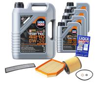 Controllo Set 9 L Liqui Moly Top Tec 4210 0W-30 Per BMW X3 2.5 Si xDrive25i