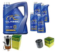Controllo Set 9 L MANNOL 10W-40 per Mercedes W201 W124 2.0 Turbo