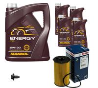 Controllo Set 9 L MANNOL Energy 5W-30 per Land Rover Range 2.7 D 4x4 Jaguar XJ