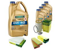 Controllo Set 9 L RAVENOL SSL 0W-40 per Mercedes E-Klasse W211 CLS C219 S211