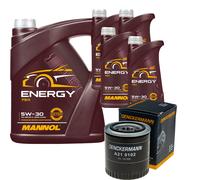 Controllo Set 9L Energy 5W-30 per Ford Mondeo III Turnier 2.5 V6 24V ST220