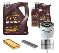 Controllo Set 9L Energy 5W-30 per Ford Mondeo III Turnier 2.5 V6 24V ST220