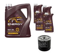 Controllo Set 9L Energy 5W-30 per Ford Mondeo III Turnier 2.5 V6 24V ST220