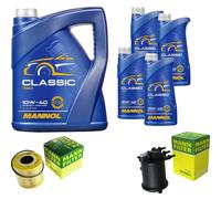 Controllo Set 9L MANNOL Classic 10W-40 per Renault Master II 2.2 dCi