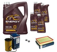 Controllo Set 9L MANNOL Energy 5W-30 per Land Rover Discovery IV 2.7 TD 4x4