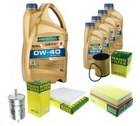 Controllo Set 9L RAVENOL SSL 0W-40 per VW Multivan V 3.2 V6 Transporter