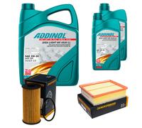 Controllo Set ADDINOL GIGA LIGHT 5W-30 7L Per Nissan NV300 2.0 DCI