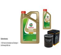 Controllo Set Castrol EDGE 5W-30 M Motore 6L Per Nissan Pick-Up 2.5 TD 4WD
