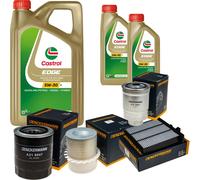 Controllo Set Castrol EDGE 5W-30 M Motore 7L Per Mitsubishi Pajero 2.5 TD