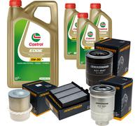 Controllo Set Castrol EDGE 5W-30 M Motore 8L Per Mitsubishi Pajero 2.5 TD