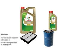 Controllo Set castrol edge Titanio 5W-30 Ll 6L per di Supporto Hyundai Tucson