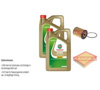Controllo Set Castrol EDGE TITANIUM FST 5W-30 10L Per VW Passat Variant 2.3