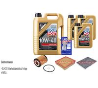 Controllo Set Liqui Moly 10W-40 Bassa Visciosità 8L per Opel Omega B Caravan 2.5