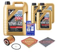 Controllo Set Liqui Moly 10W-40 Leichtlauf 8L Per Opel Omega B Caravan 2.5
