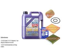 Controllo Set Liqui Moly 5W-40 5L per Toyota Auris Familiare 1.8 Hybrid