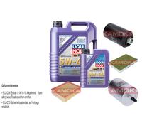 Controllo Set Liqui Moly 5W-40 6L per di Legno per Seat Exeo Pezzi 1.8 TSI 2.0