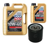Controllo Set Liqui Moly Leichtlauf 10W-40 6L Per Opel Kadett E CC 2.0 GSi
