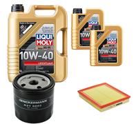 Controllo Set Liqui Moly Leichtlauf 10W-40 7L Per Opel Kadett E CC 2.0 GSi