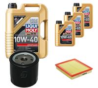 Controllo Set Liqui Moly Leichtlauf 10W-40 8L Per Opel Kadett E CC 2.0 GSi