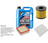 Controllo Set Liqui Moly Longtime High Tech 5W-30 5L Per Fiat Linea 1.4 T-Jet