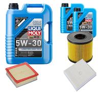 Controllo Set Liqui Moly Longtime High Tech 5W-30 7L Per Fiat Linea 1.4 T-Jet