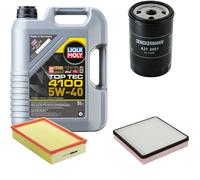 Controllo Set Liqui Moly Top Tec 4100 5W-40 5L Per VW Golf II 1.8i Cat 1.8