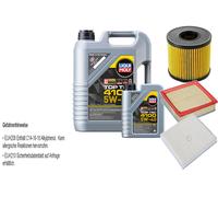 Controllo Set Liqui Moly Top Tec 4100 5W-40 6L Per Fiat Linea 1.4 T-Jet