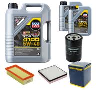 Controllo Set Liqui Moly Top Tec 4100 5W-40 7L Per VW Golf II 1.8I CAT
