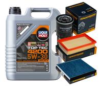 Controllo Set Liqui Moly Top Tec 4200 5W-30 5L per Toyota Prius 1.8 Ibrido