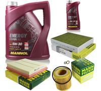 Controllo Set Mann-Filter 5W30 LONG LIFE Olio Motore Per BMW 3 Serie Touring F31