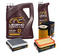Controllo Set MANNOL 0W-20 LEGEND Formula C5 6L Per Mercedes-Benz A-Klasse