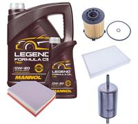 Controllo Set MANNOL 0W-20 LEGEND Formula C5 6L Per Volvo V60 II T6