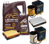 Controllo Set MANNOL 0W-20 LEGEND Formula C5 6L Per Volvo XC60 D4 D3 V60