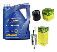 Controllo Set MANNOL 10W-40 per VW Polo 1.4 16V 1.0 Lupo Fox Audi A2 Seat 5 L