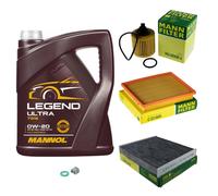Controllo Set MANNOL 5L 0W-20 Legend per Toyota Auris 1.8 Hybrid Prius Plus