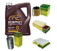 Controllo Set MANNOL 5L 5W-30 Energy Formula PSA per Fiat Panda 1.3 D Multijet