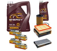 Controllo Set MANNOL 5W-30 6L NGK Candele Per Mercedes-Benz B-Class