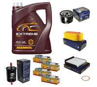 Controllo Set MANNOL 5W-40 5L NGK Candele Per Dacia Logan MCV 1.6 MPI 85