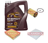 Controllo Set mannol Combi Ll 5W-30 5L per Skoda Rapido Spaceback 1.6