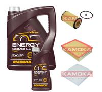 Controllo Set mannol Combi Ll 5W-30 6L per Skoda Rapido Spaceback 1.6