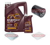 Controllo set MANNOL Energia Ultra JP 5W-20 6L per Mitsubishi Outlander III