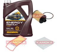 Controllo Set MANNOL Energy Premium 5W-30 5L Per Opel Combo Kasten/Kombi 1.3